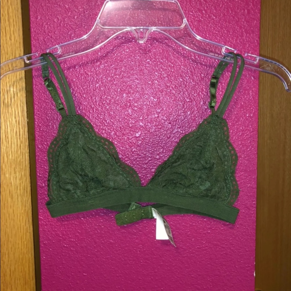 Olive lace bralet!